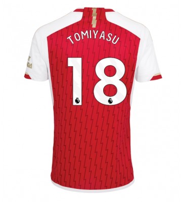 Arsenal Takehiro Tomiyasu #18 Replika Hjemmebanetrøje 2023-24 Kortærmet